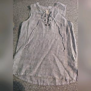 Christian Siriano 100% Linen Blouse
